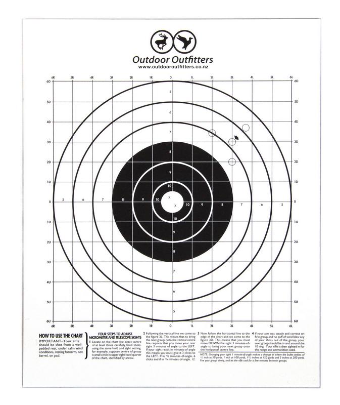 OO Paper Targets A4 11-View 10Pkt