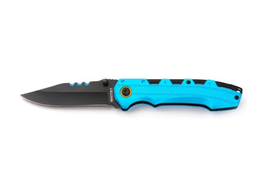 Whitby Lock Knife Blue Aluminium Handle 3.25"