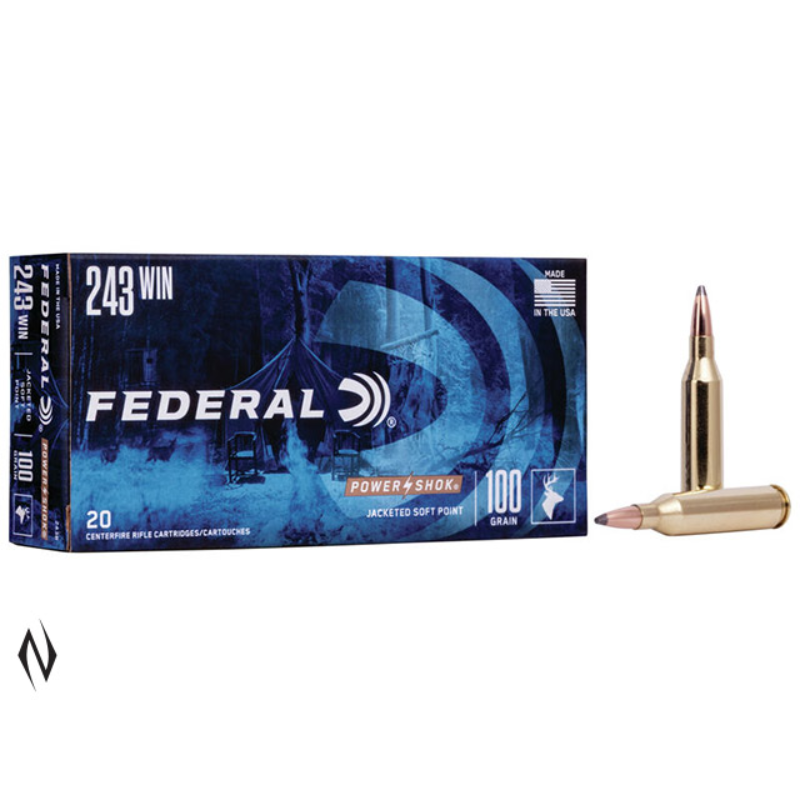 Federal .243 100gr Power-Shok (20)