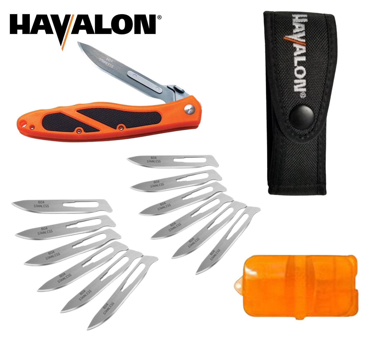 Havalon Knife Piranta-A-Bolt Orange