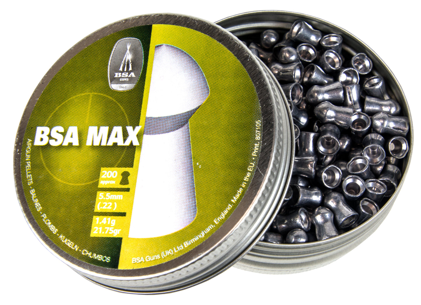 .22 BSA Max Metal Pellets