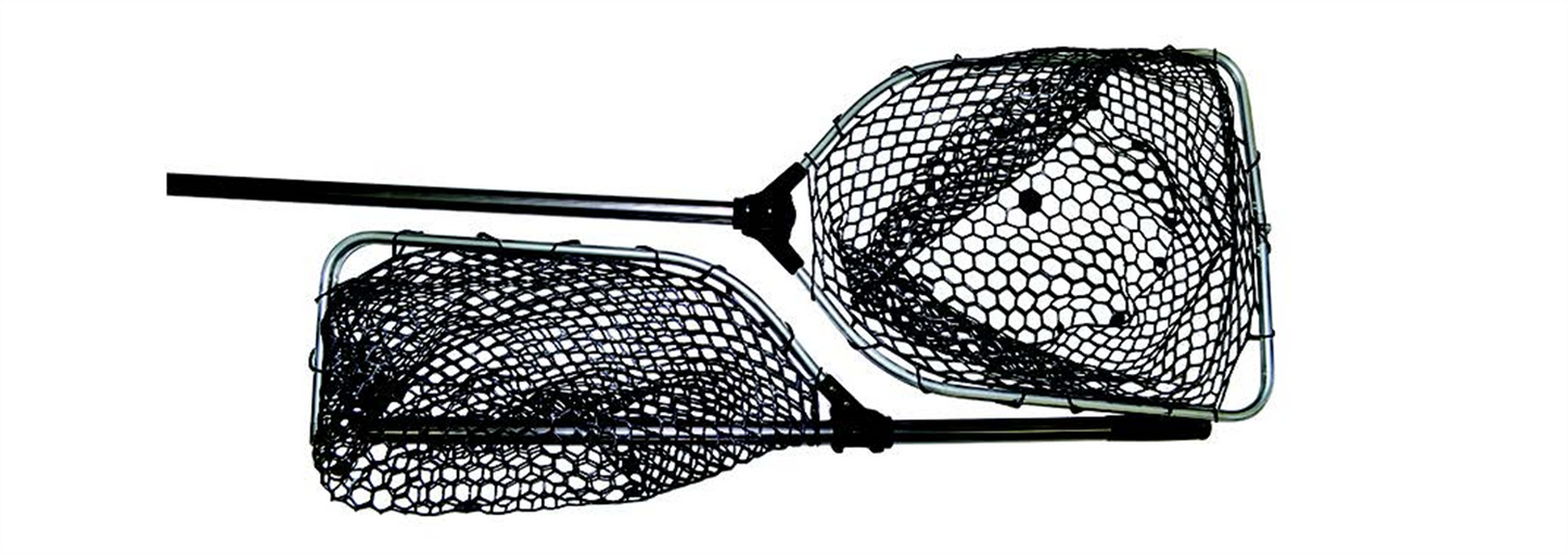 Okuma Rubber Net W/Blue Handle