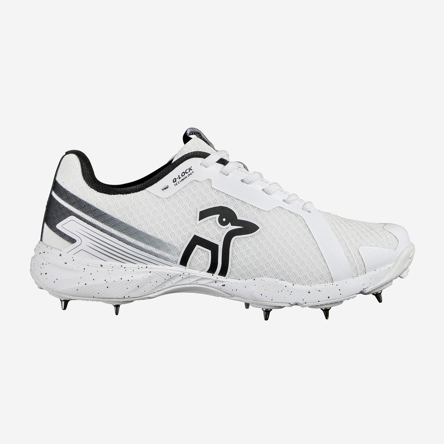 Kookaburra Pro2.0 Spike White/Black Cricket Shoes