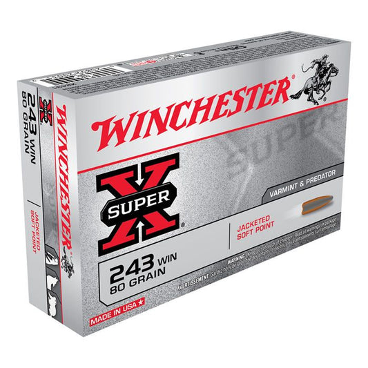 Winchester SuperX .243 80gr PSP (20)