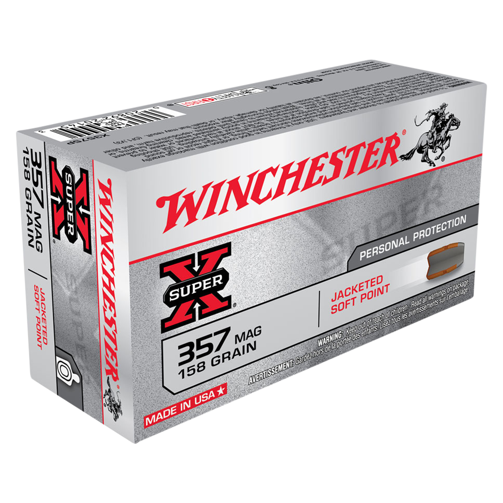 Winchester SuperX 357 Magnum158gr JSP