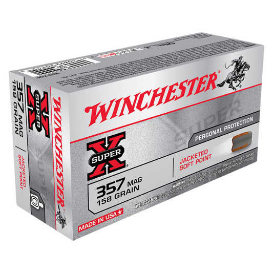 Winchester SuperX 357 Magnum158gr JSP