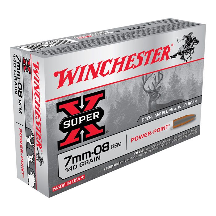 Winchester SuperX .7mm-08 140Gr (20)