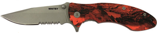 Whitby Knife (Orange Camo) 2.75"