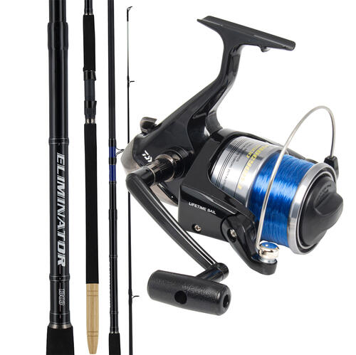 Daiwa Eliminator 13' 3pce Surf Rod/Procyon 5500 Reel