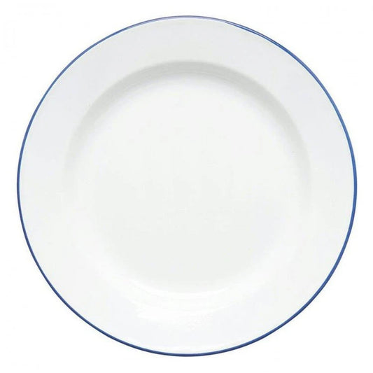 Coleman Enamel Plate 26cm White/Blue